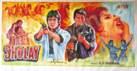 Sholay 1975 Poster
