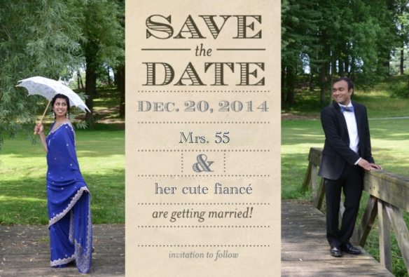 Old Classic Bollywood Save the Date!